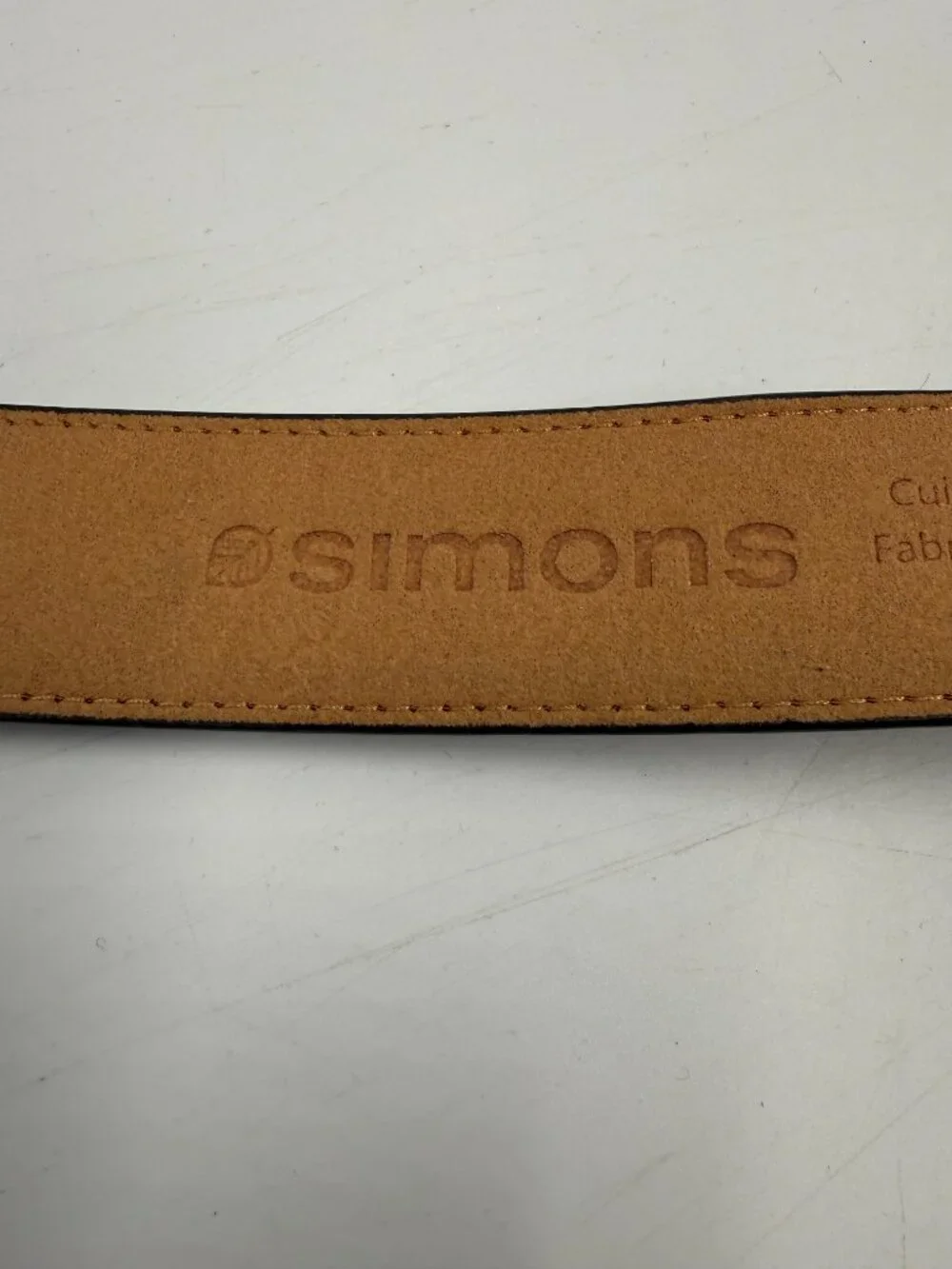 Simons Genuine Leather Ratchet Belt Brown Fits up to 40